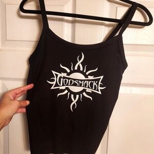 Godsmack Crop top ribbed voodoo godsmack shirt godsmack Tank Top Sun Design